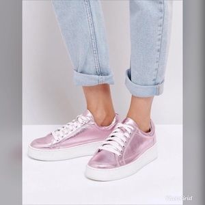 NIB free people letterman sneaker